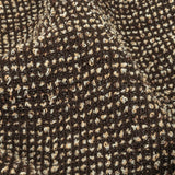 Pale Beige and Black Nubby Boucled Knit