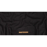 Black, White and Magents Diamonds Brushed Blended Cotton Jacquard