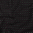 Black, White and Magents Diamonds Brushed Blended Cotton Jacquard