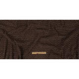 Brown, Otter and Sugar Swizzle Diamonds Brushed Blended Cotton Jacquard