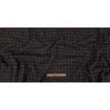 Peat, Black and Pink Broken Stripes or Spots Brushed Woven