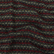 Italian Burgundy, Raven and Brunette Striped Chunky Wool Knit