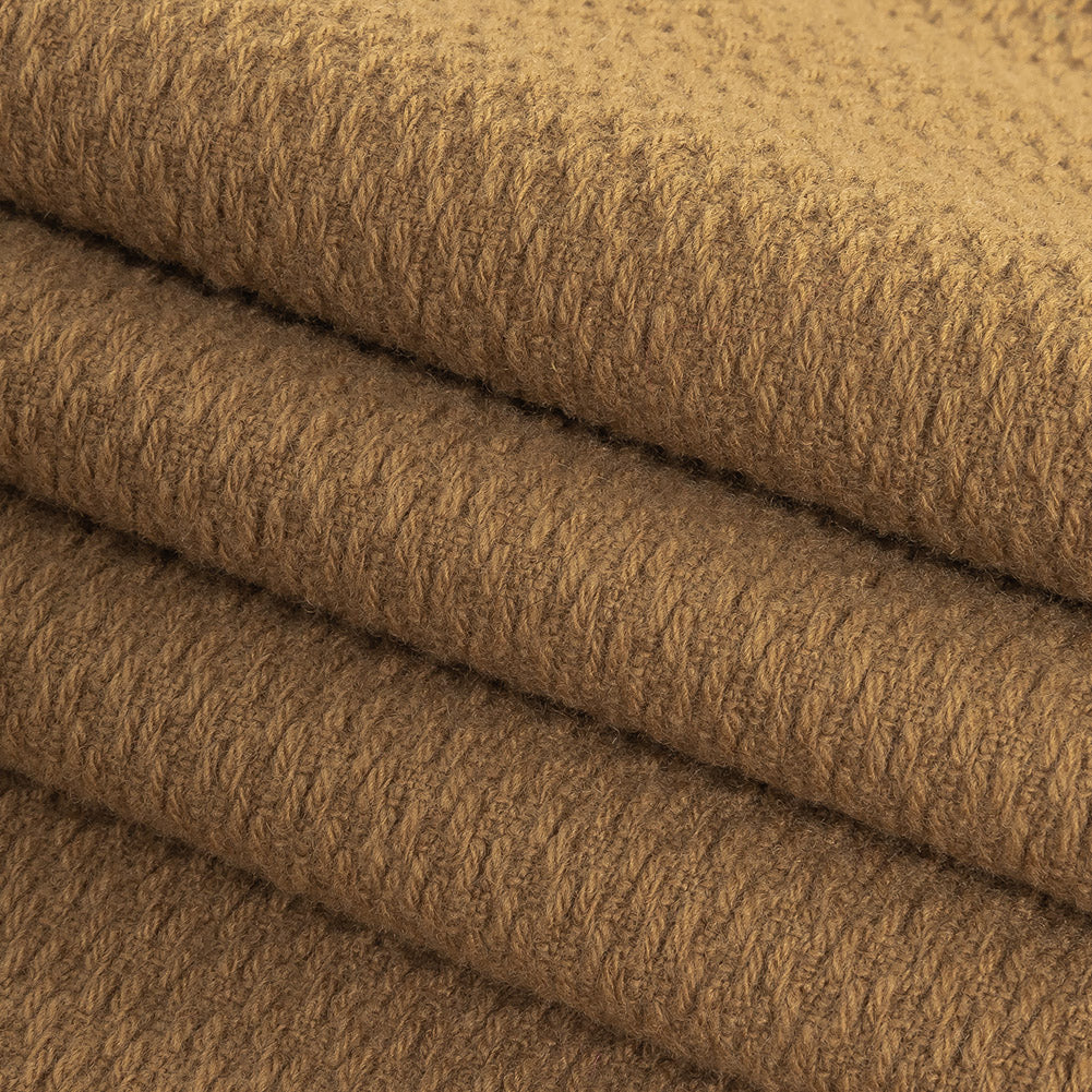 Tan Tactile Wool Woven