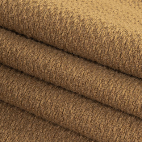 Tan Tactile Wool Woven