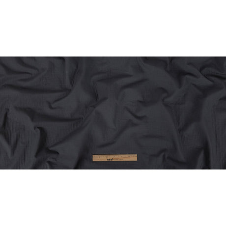 Navy Cotton Double Cloth with Striped Faux Quilting