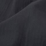 Navy Cotton Double Cloth with Striped Faux Quilting