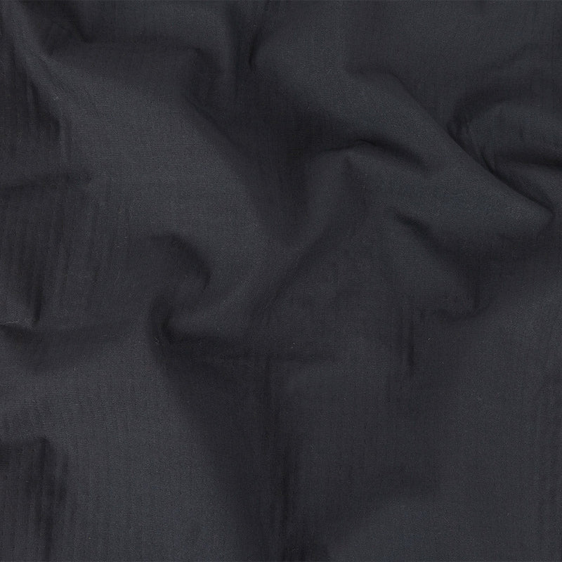 Navy Cotton Double Cloth with Striped Faux Quilting