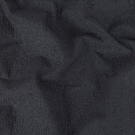 Navy Cotton Double Cloth with Striped Faux Quilting