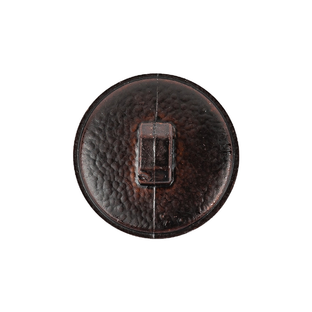 Italian Shiny Bark Basketweave Embossed Faux Leather Button - 36L/23mm