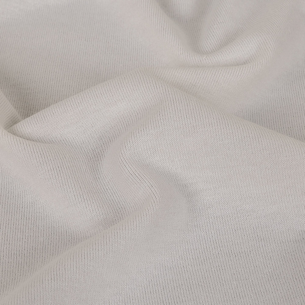 Cream Stretch Rayon Jersey