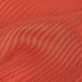 Coral Satin-Faced Regimental Stripes Polyester Matelasse