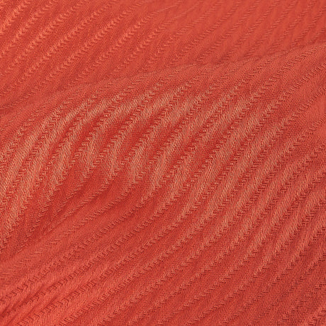 Coral Satin-Faced Regimental Stripes Polyester Matelasse