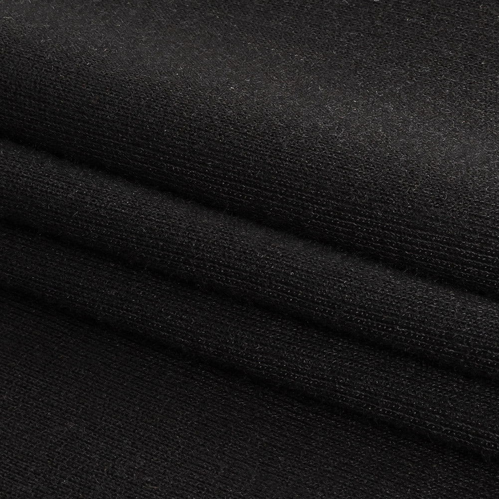 Black Beauty Rayon Interlock Knit