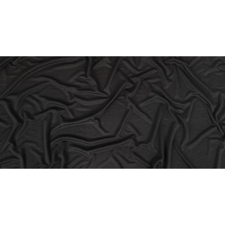 Black Beauty Rayon Interlock Knit