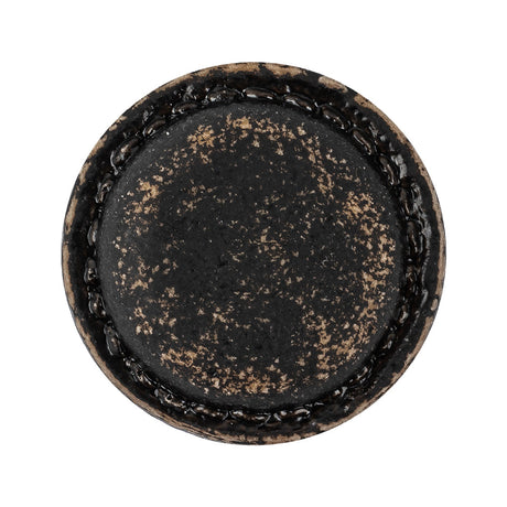 Italian Chocolate Plum and Canteen Weathered Faux Leather Shank Back Button - 48L/30.5mm