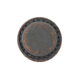 Italian Acorn and Dark Gull Gray Weathered Faux Leather Shank Back Button - 38L/24mm