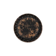 Italian Chocolate Plum and Canteen Weathered Faux Leather Shank Back Button - 34L/21.5mm