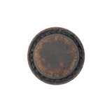 Italian Acorn and Dark Gull Gray Weathered Faux Leather Shank Back Button - 34L/21.5mm