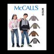 McCall's Girl's Boy's Jacket Pattern M7619 Size CHJ (7-8-10-12-14)