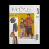 McCall's Boy's Shirt, Vest and Pants Pattern M6222 Size Y (XSM-SML)