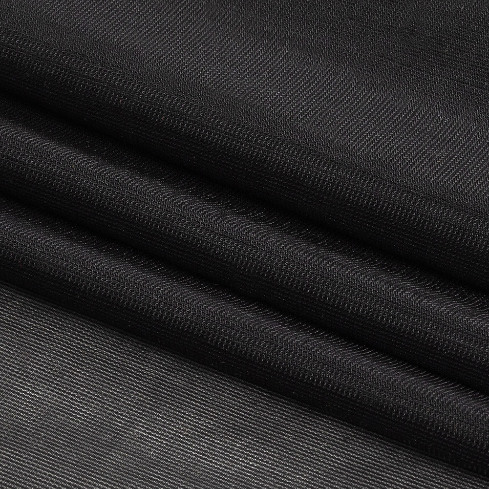 Black Polyester Stretch Mesh