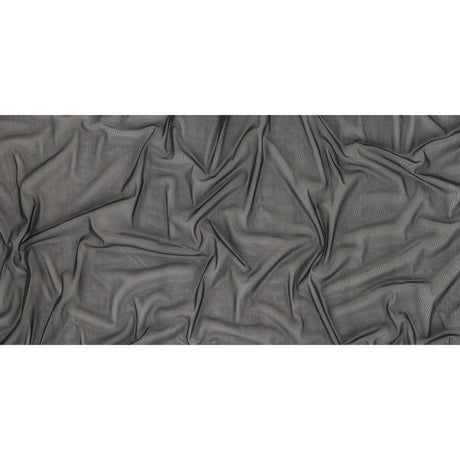 Black Polyester Stretch Mesh