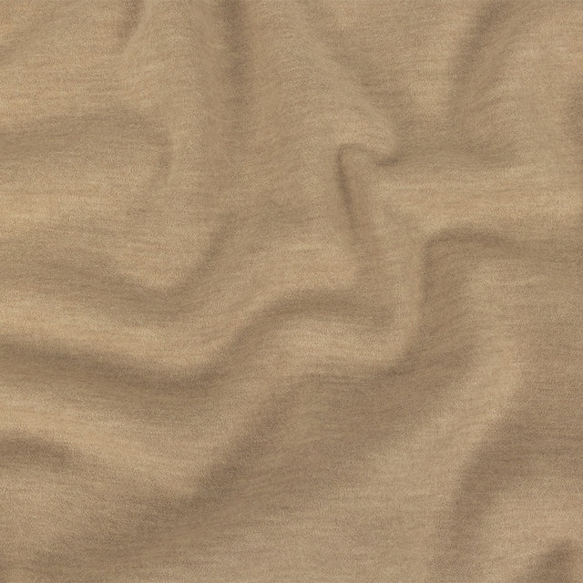 Heathered Doeskin and Angora Brushed Wool Knit