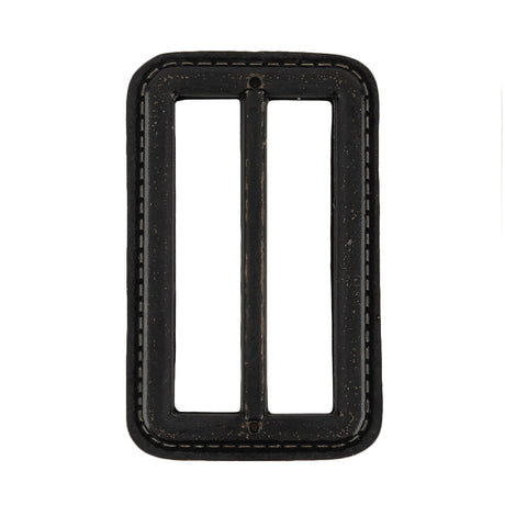 Italian Tar Faux Leather Slider - 2.5" L x 1.5" W