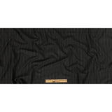 Liz Claiborne Jet Black and Beige Pinstriped Stretch Polyester Suiting