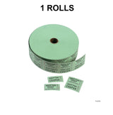 Green Coupon Double Roll Tickets