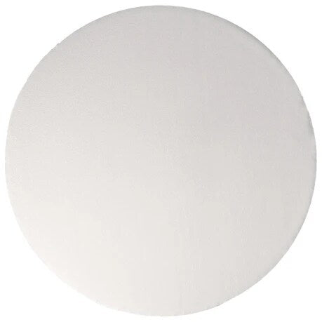 18" Round White Foil Cake Board Drum