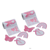 Breast Cancer Awareness Decal Sticker Roll - 100 Pc.