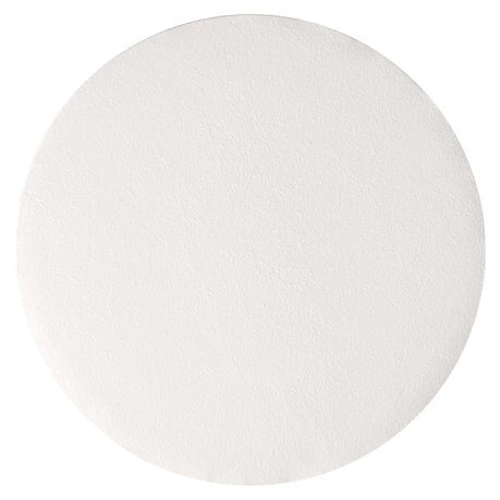 8" Round White Foil Cake Board Drum