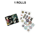 Wrapables Elegant Gold Foil Washi Tape and Sticker Set
