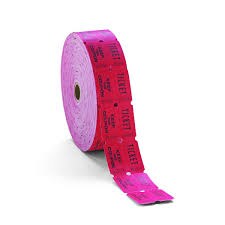 Magenta Coupon Double Roll Tickets Bulk 12000 Pieces