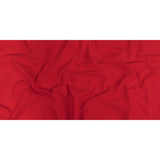 Classic Red Cotton and Polyester Poplin with Water Repellant Coating