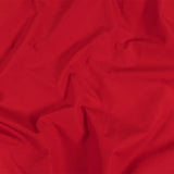 Classic Red Cotton and Polyester Poplin with Water Repellant Coating