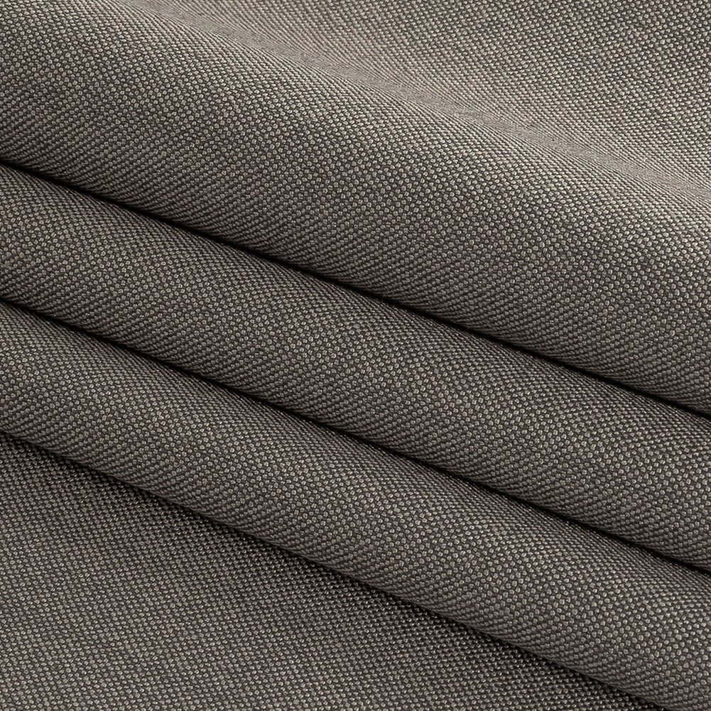 Liz Claiborne Gray Polyester and Cotton Stretch Suiting