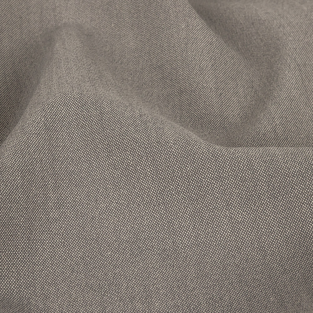 Liz Claiborne Gray Polyester and Cotton Stretch Suiting