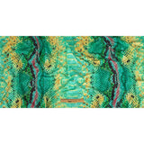 Compression Swimwear Tricot, UV Protective with Aloe Vera Microcapsules - Arcadia and Yellow Python - Caye Collection