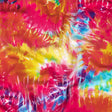 Compression Swimwear Tricot, UV Protective with Aloe Vera Microcapsules - Yellow and Pink Splash Tie Dye - Caye Collection