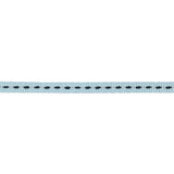 Light Blue Grosgrain Ribbon with Navy Stitching - 0.25"