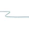 Light Blue Grosgrain Ribbon with Navy Stitching - 0.25"
