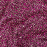 Mood Exclusive Metallic Fuchsia and Corsage Pink Tactile Triangles Luxury Brocade