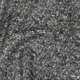 Mood Exclusive Metallic Silver and Navy Tactile Triangles Luxury Brocade