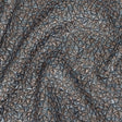 Mood Exclusive Metallic Rose Gold and Sky Blue Tactile Triangles Luxury Brocade