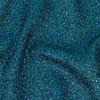 Mood Exclusive Metallic Royal Blue and Teal Tactile Triangles Luxury Brocade
