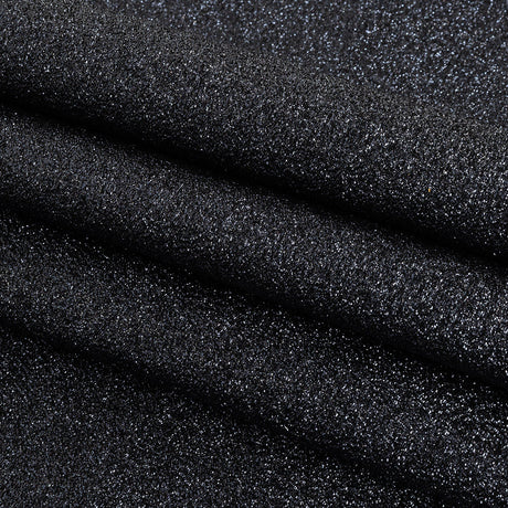 Cygnus Metallic Navy and Black Crinkled Lame Luxury Brocade