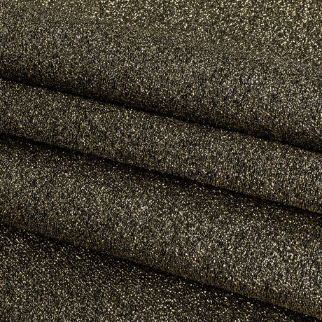 Cygnus Metallic Gold and Black Crinkled Lame Luxury Brocade