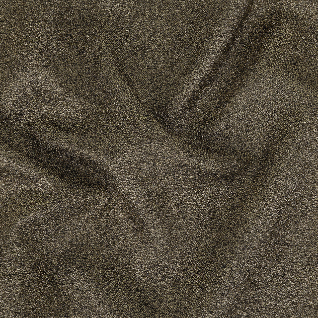 Cygnus Metallic Gold and Black Crinkled Lame Luxury Brocade